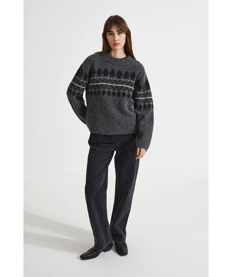 Line Wool Knit