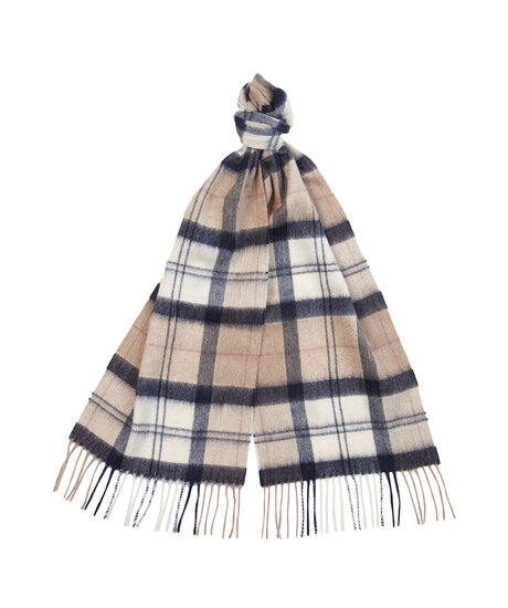 Tartan cash mix scarf