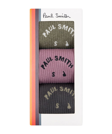 Product Image for Sock 3-Pack Happy