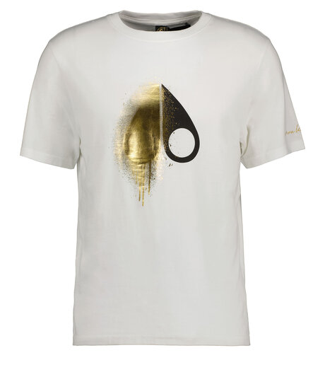 Augustine Tee Gold | Man - Kläder - T-Shirts - T-shirts med tryck | ModeLejon