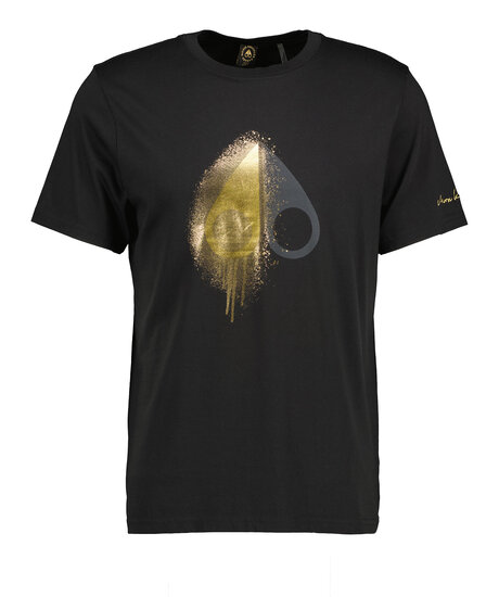 Augustine Tee Gold | Man - Kläder - T-Shirts - T-shirts med tryck | ModeLejon