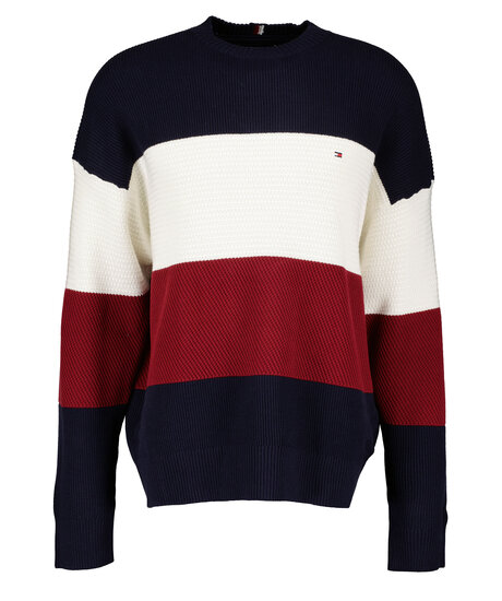 Texture Colorblock Crew