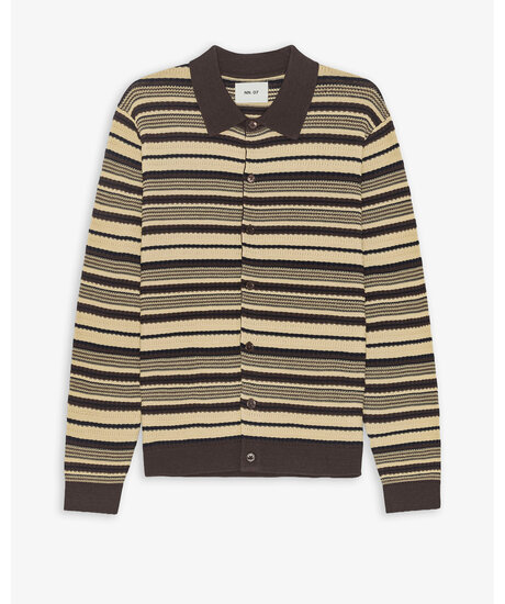 Nolan LS Polo | Man - Kläder - Hoodies & Tröjor - Cardigans | ModeLejon