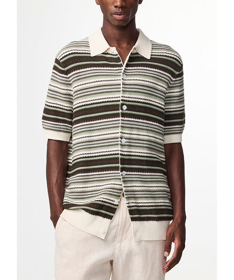 Nolan Polo Cardigan | Man - Kläder - Hoodies & Tröjor - Stickade tröjor | ModeLejon