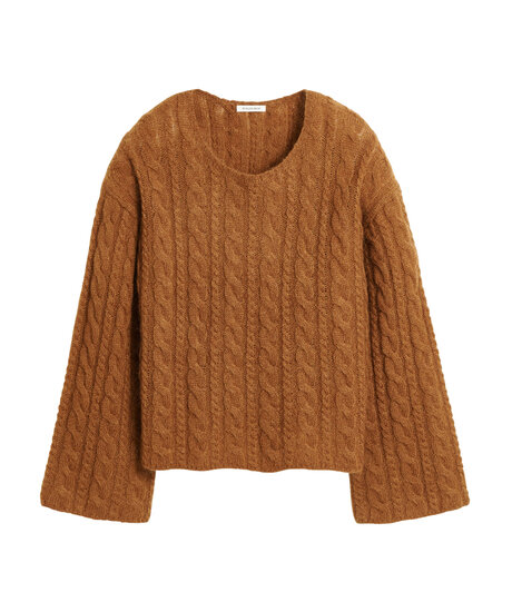 Cierra Cable Mohair Knit
