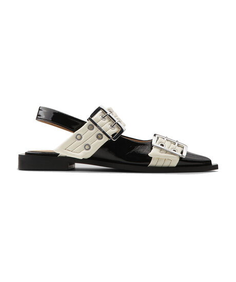 Feminine Buckle Ballerina