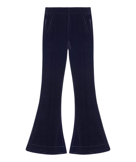 Velvet Jersey Flared Pant
