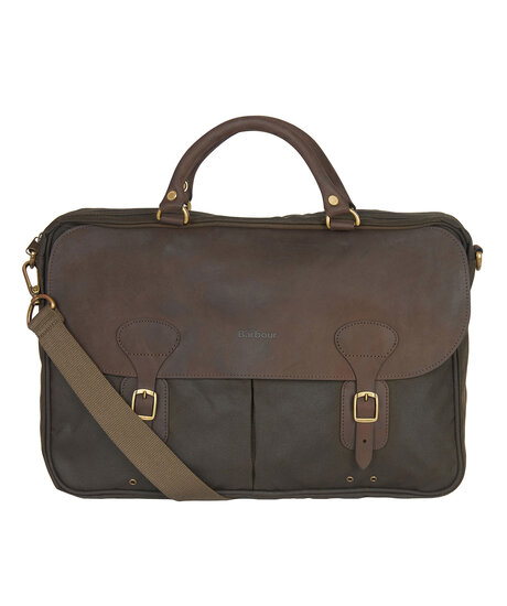 Product Image for Wax Leather Briercase