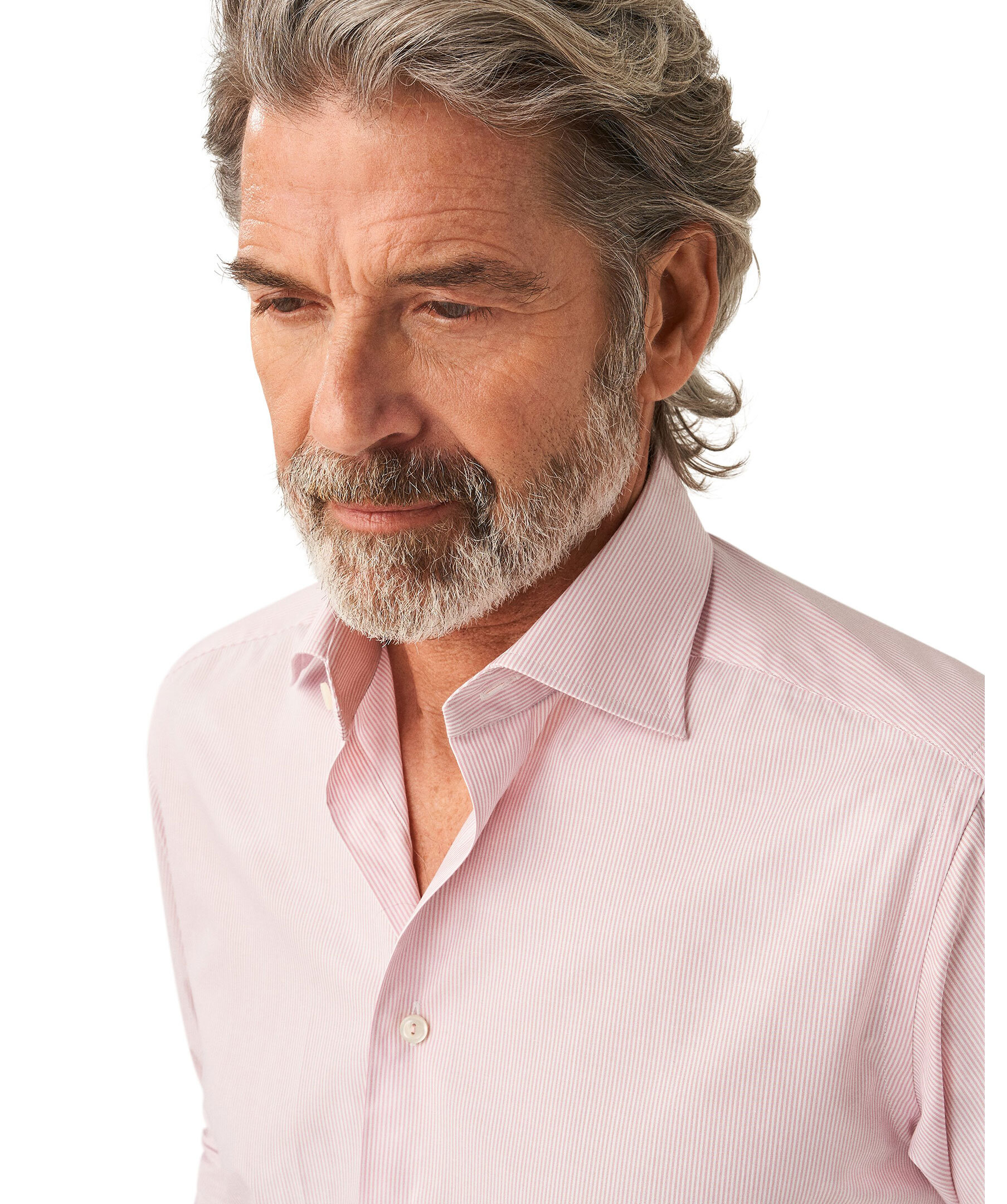 Striped Poplin Slim 4