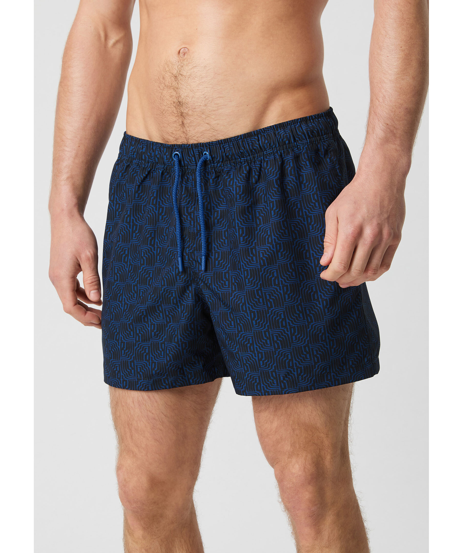 Borg Print Swim Shorts 1
