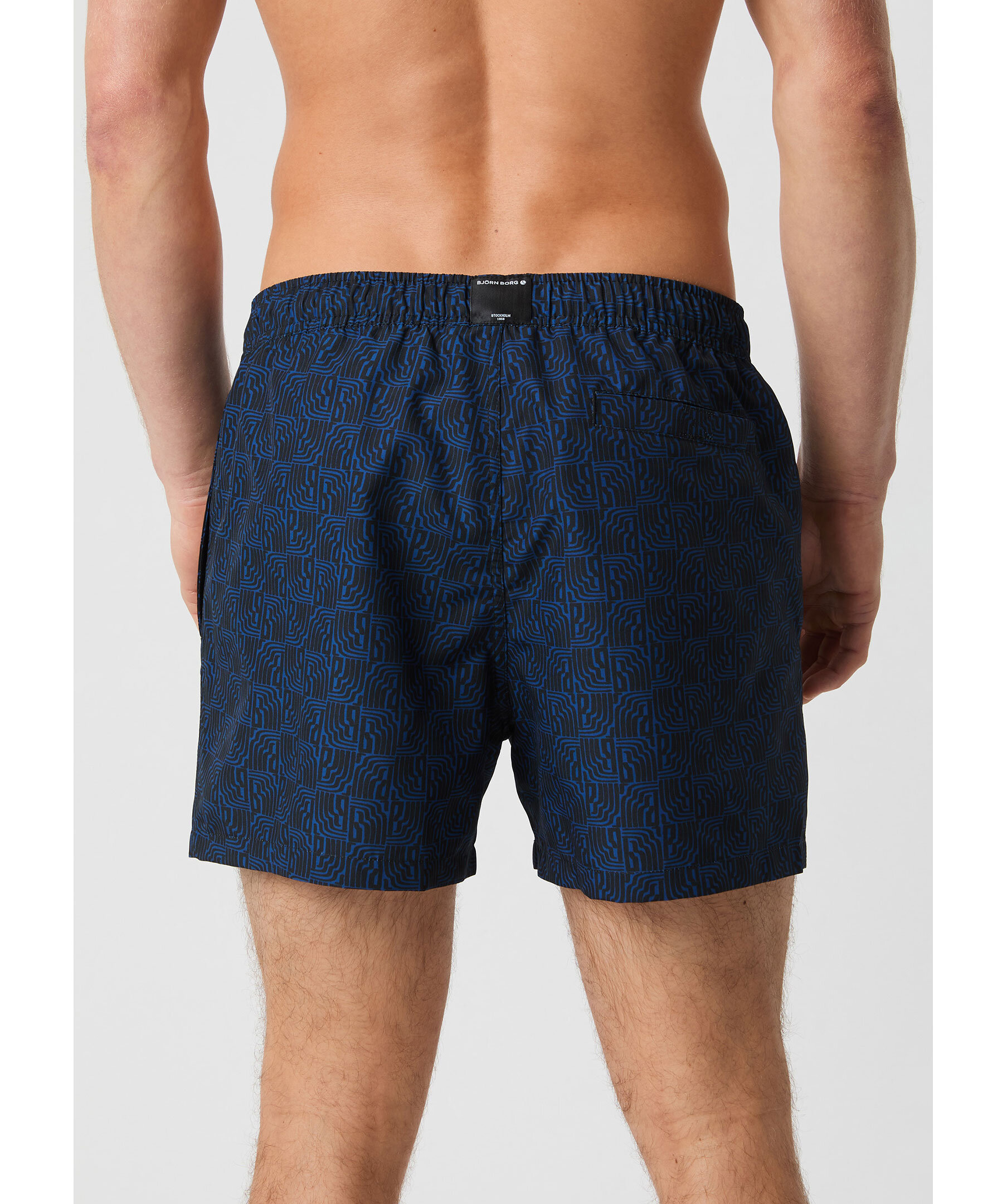Borg Print Swim Shorts 2