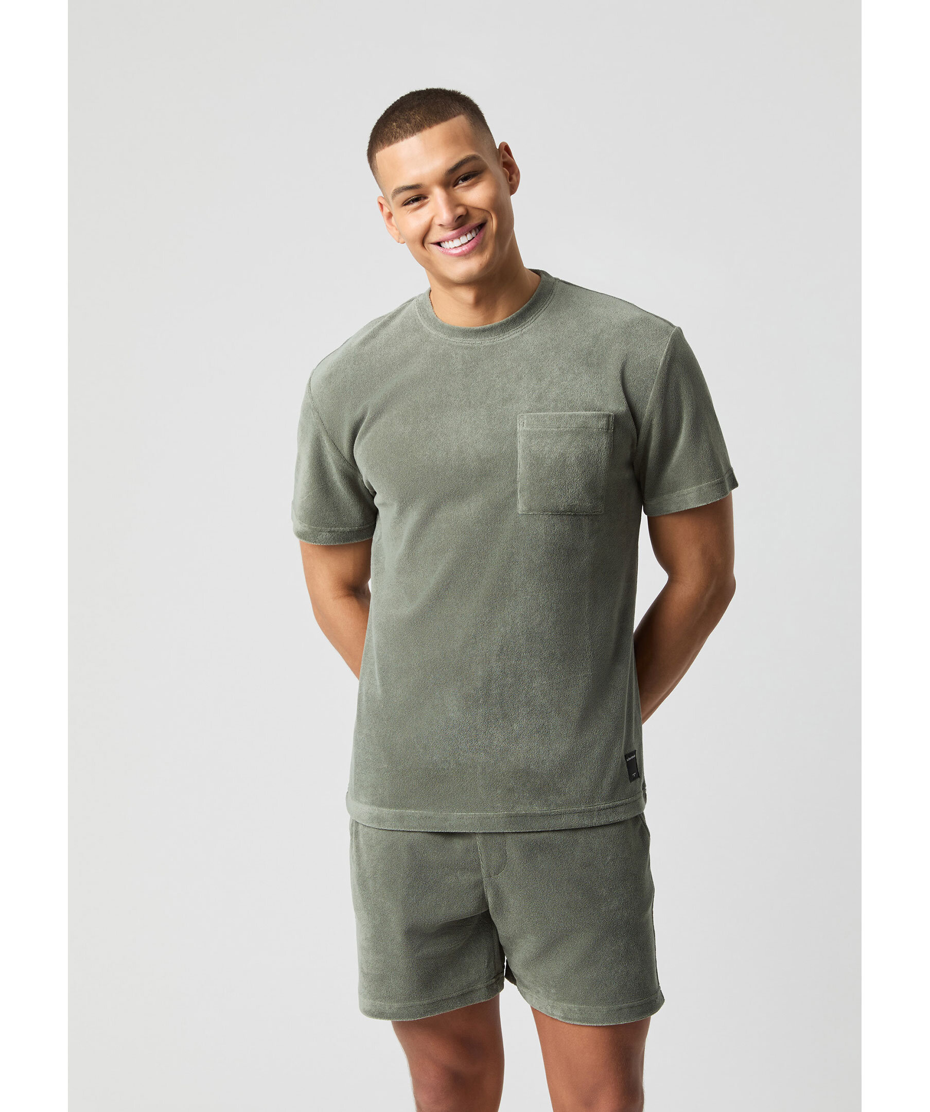 Borg Toweling T Shirt 1