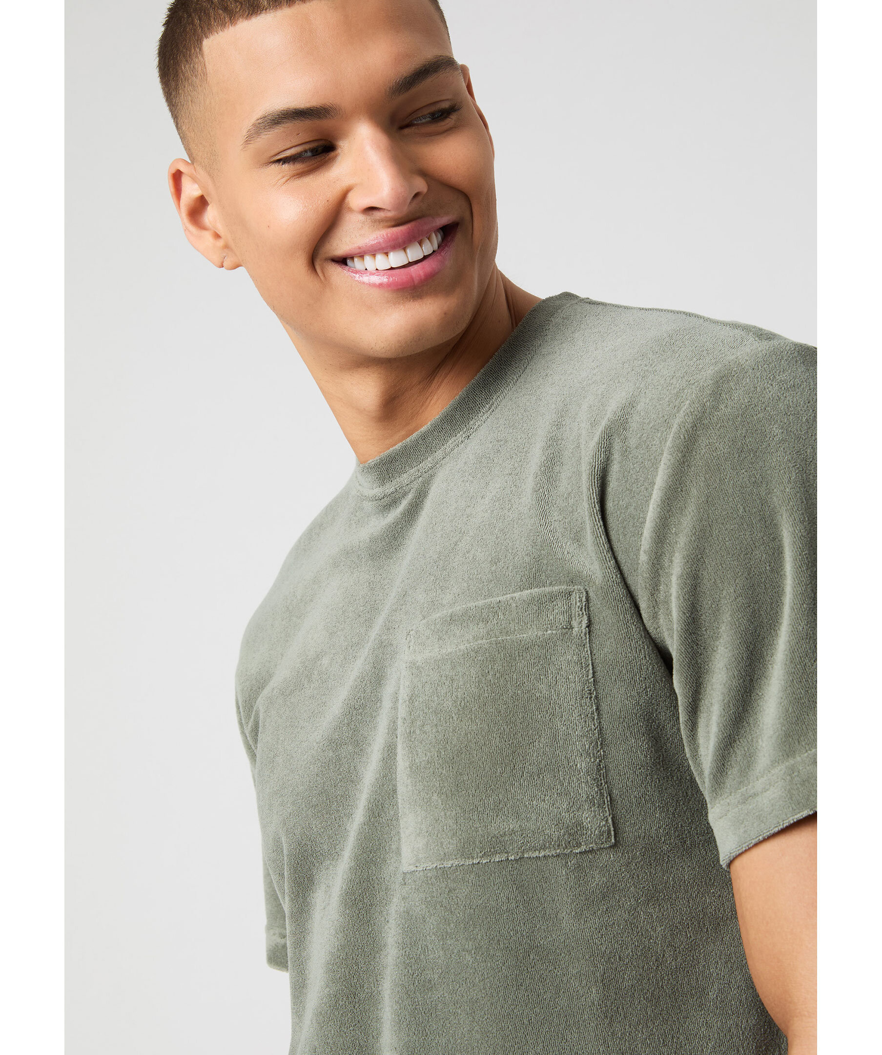 Borg Toweling T Shirt 3