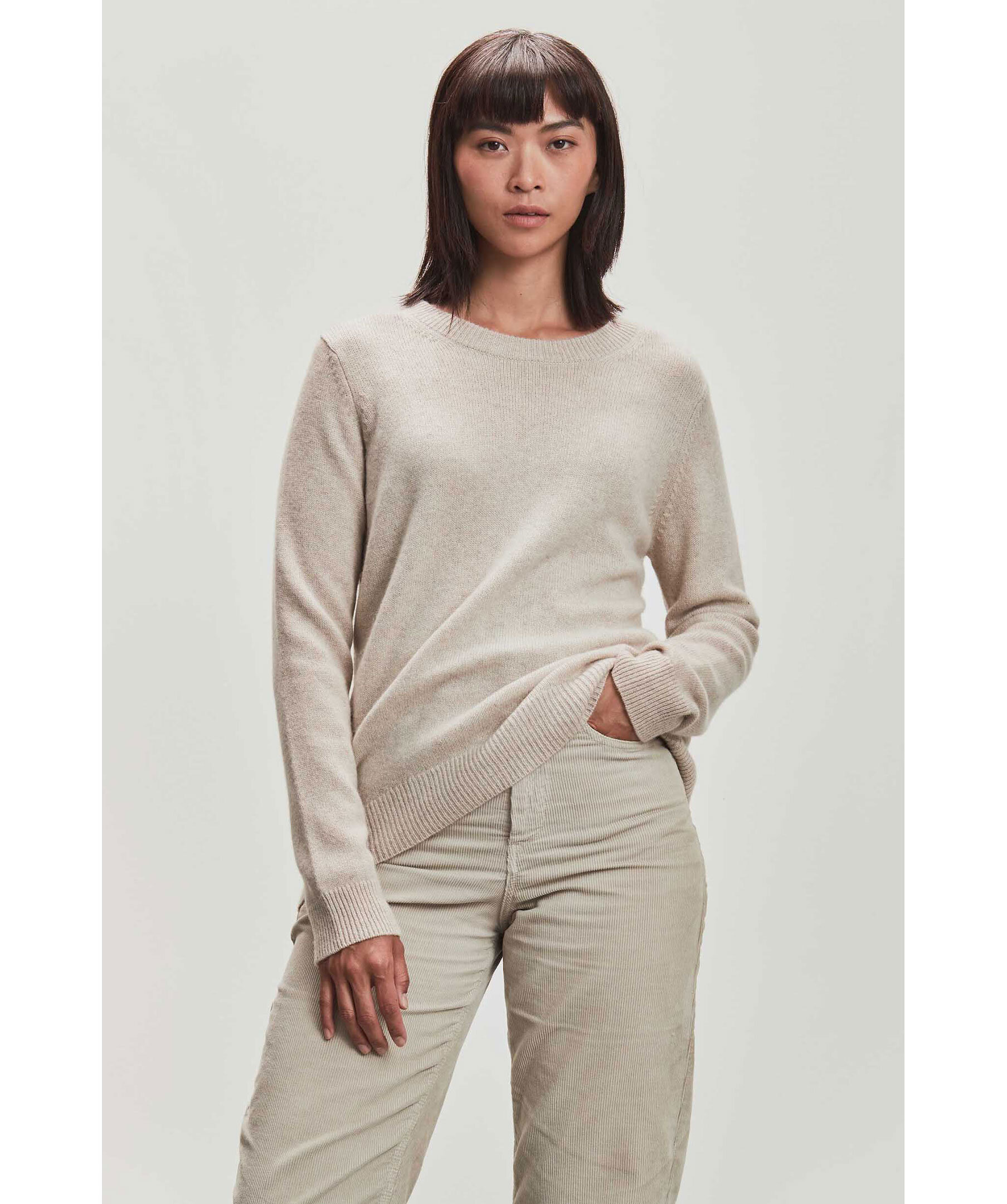 Straight cashmere knit 1