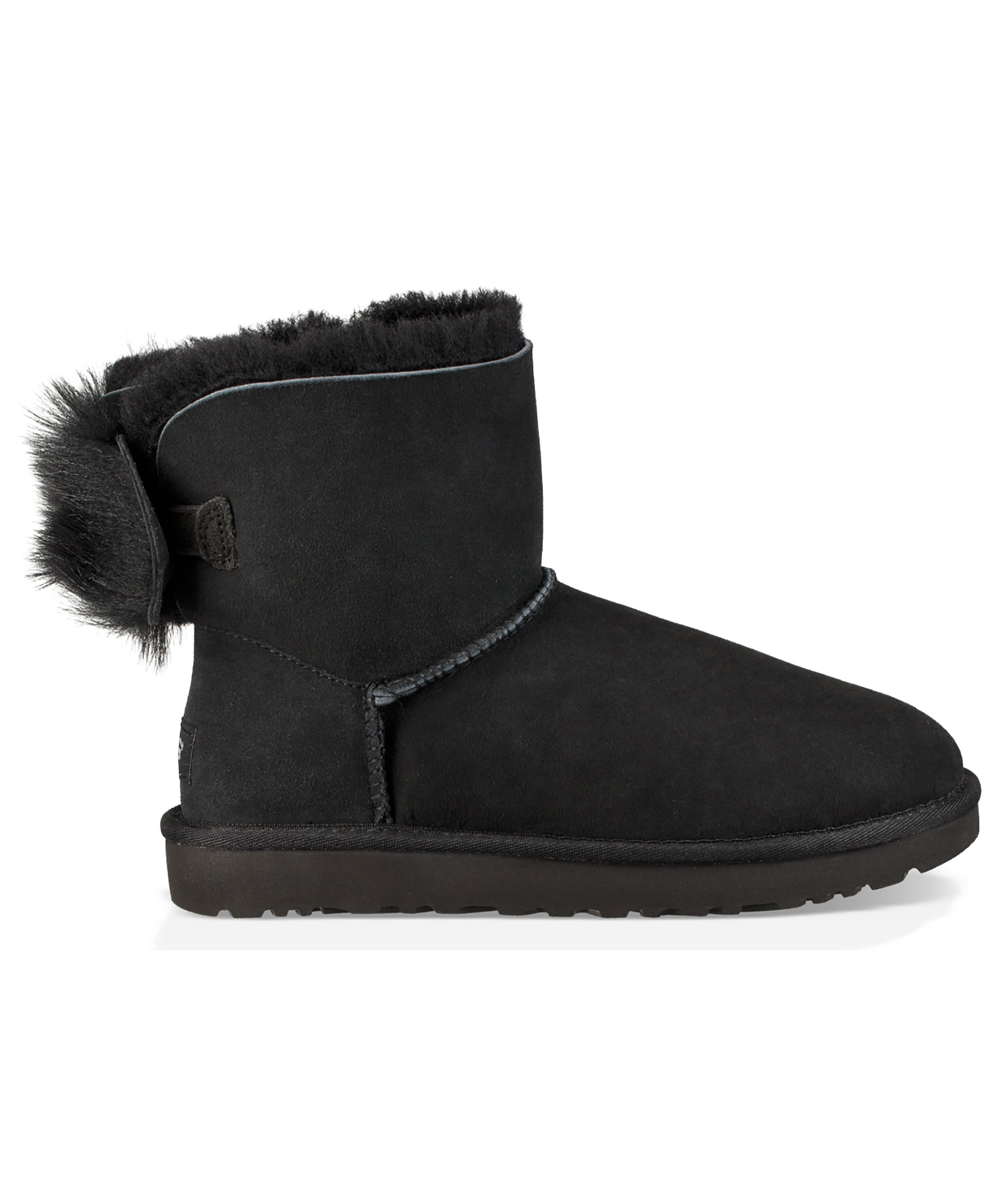 fluff bow mini boot