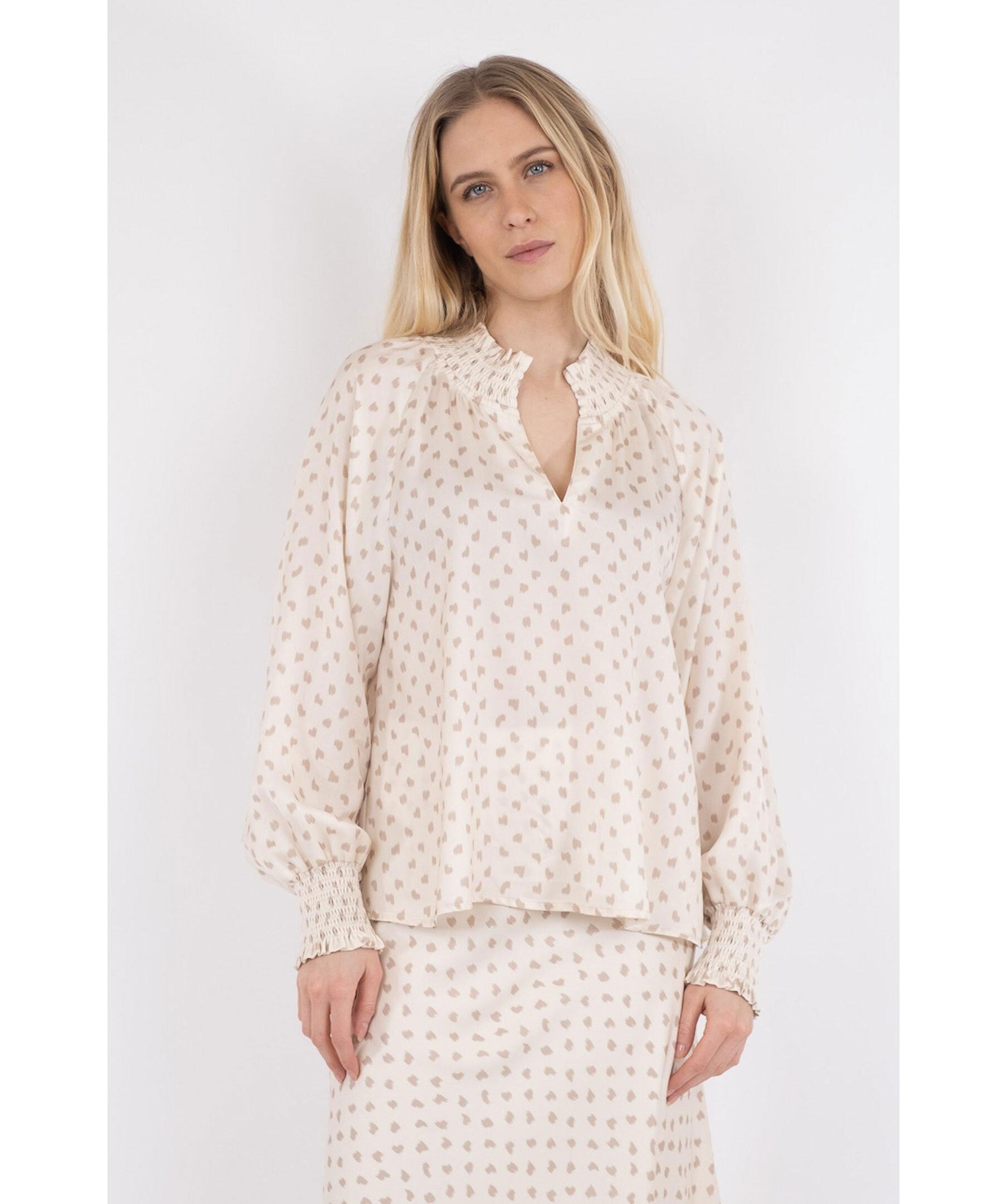Stone fading ink blouse 1