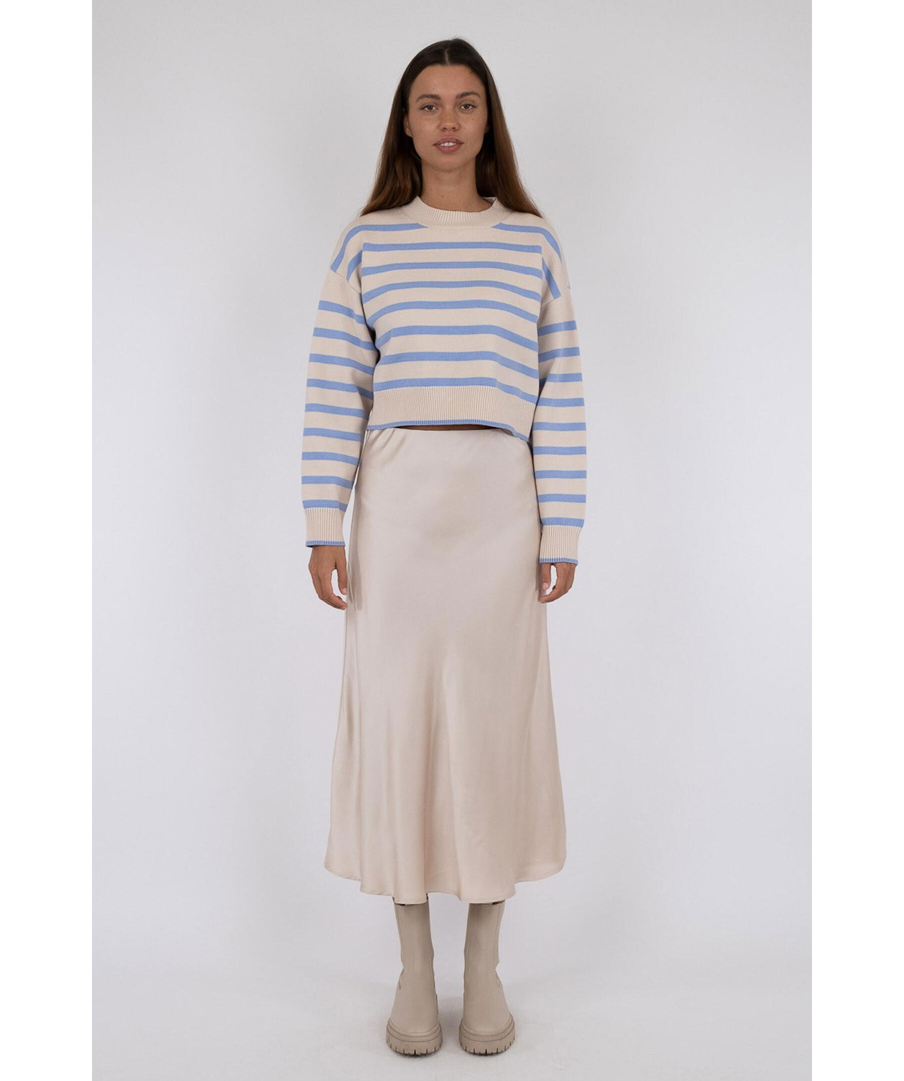 Rebekka crop stripe knit 3