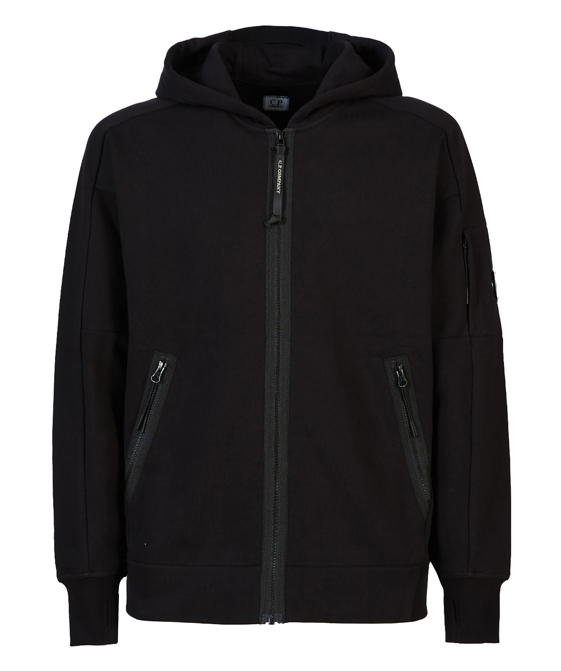 Diagonal Raised Zip Hood 1