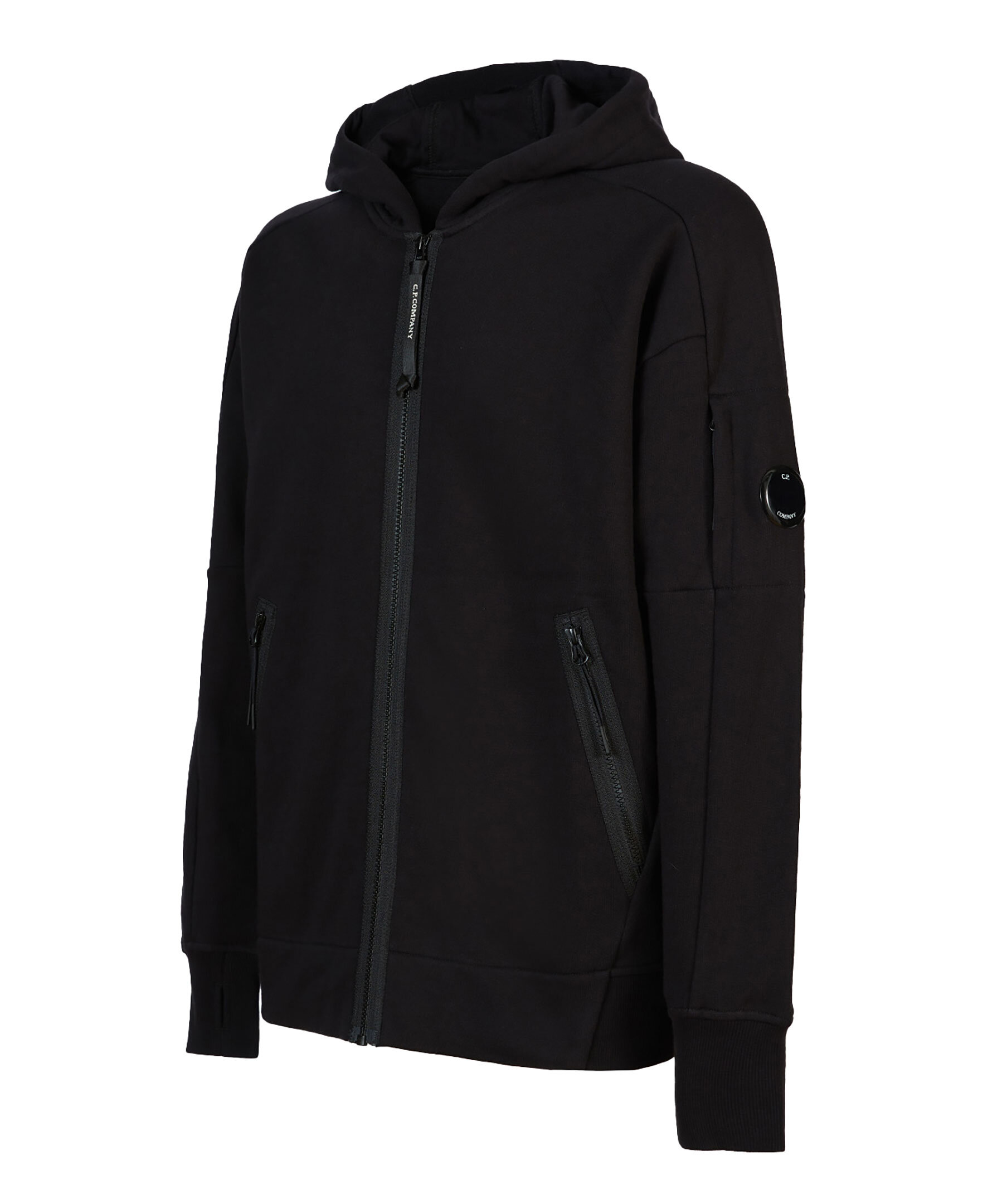 Diagonal Raised Zip Hood 2