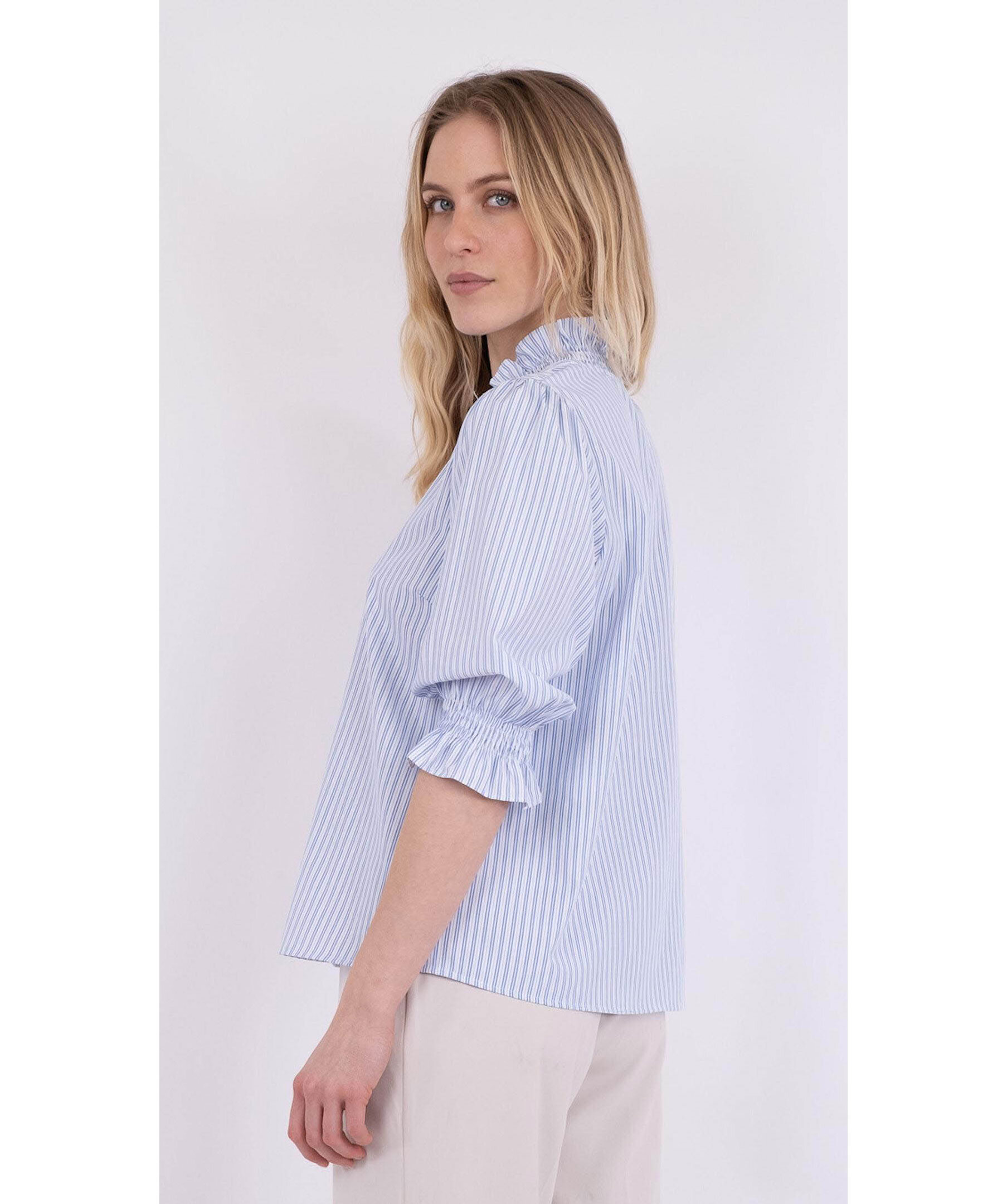 Briony Mix Stripe Blouse 2