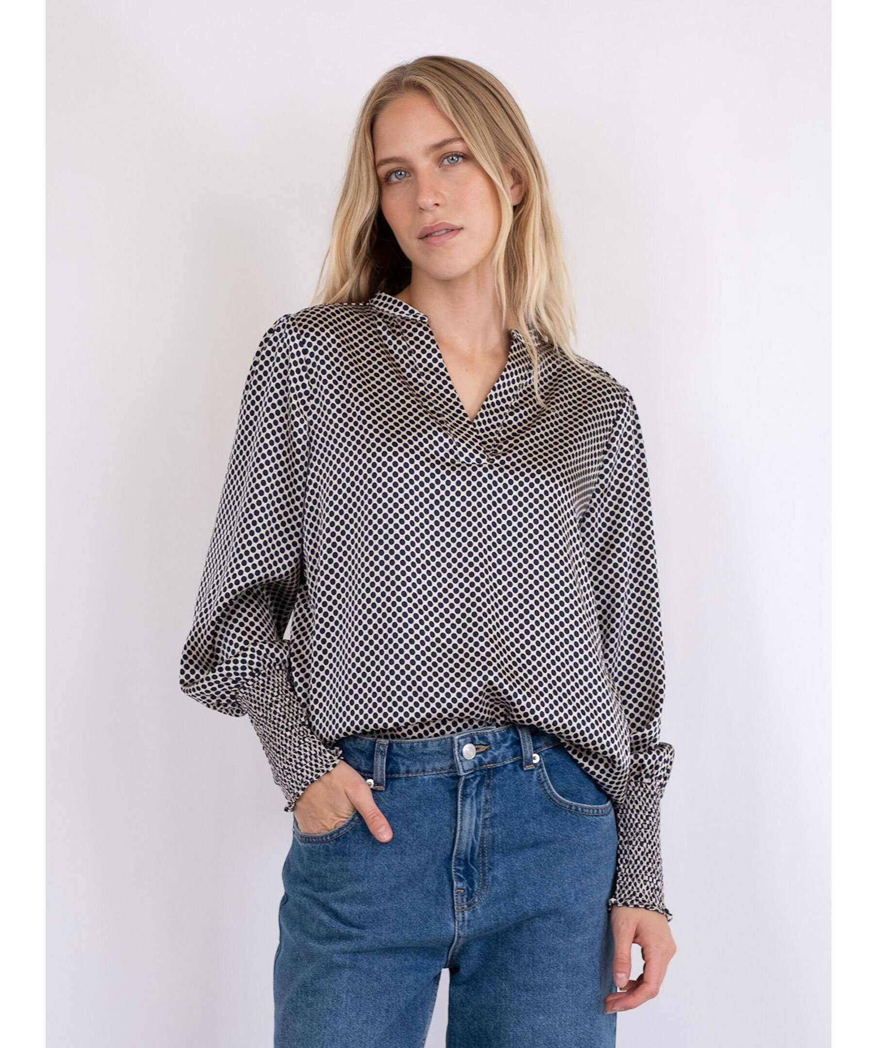 Landa Multi Dot Blouse 1