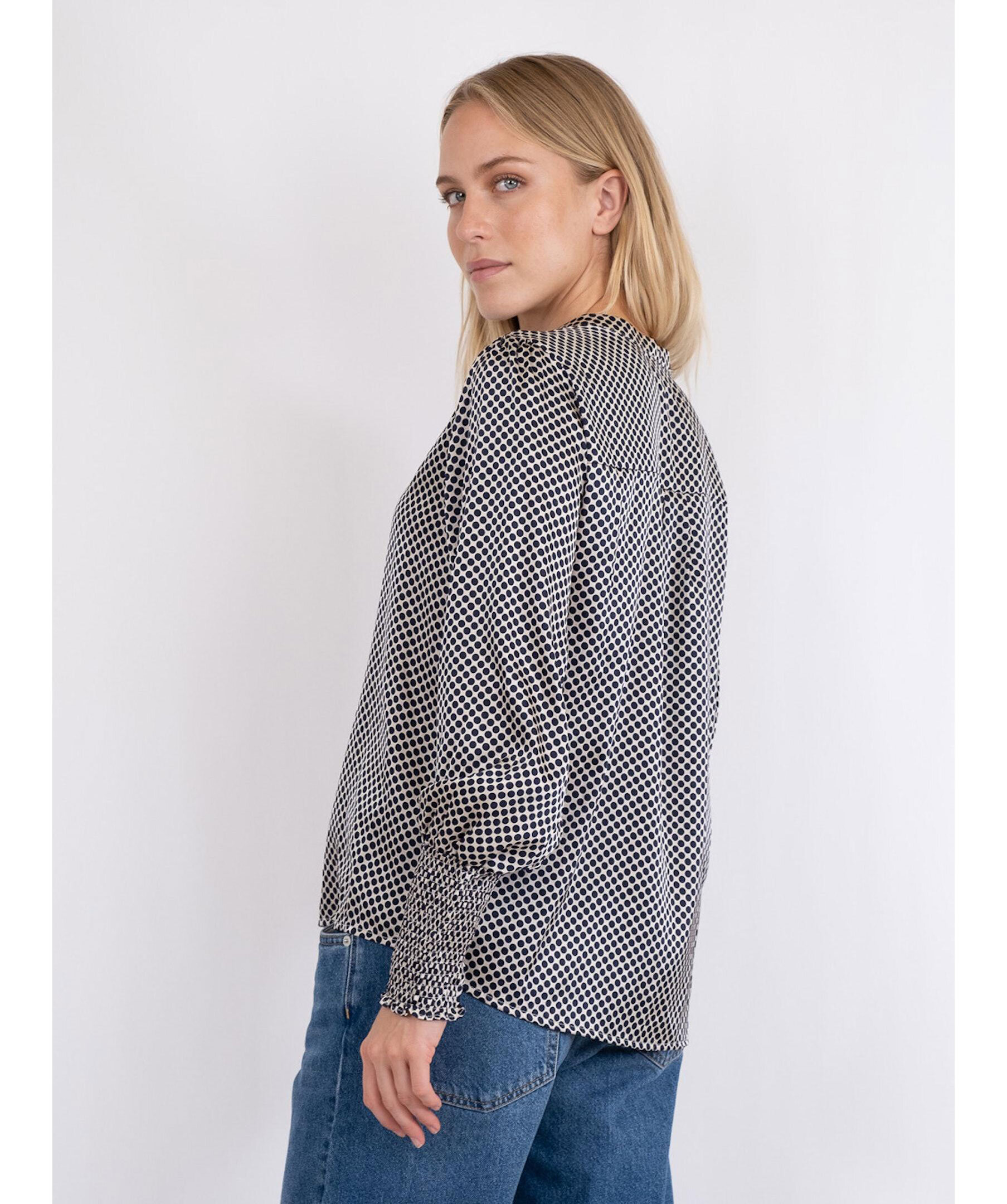 Landa Multi Dot Blouse 2