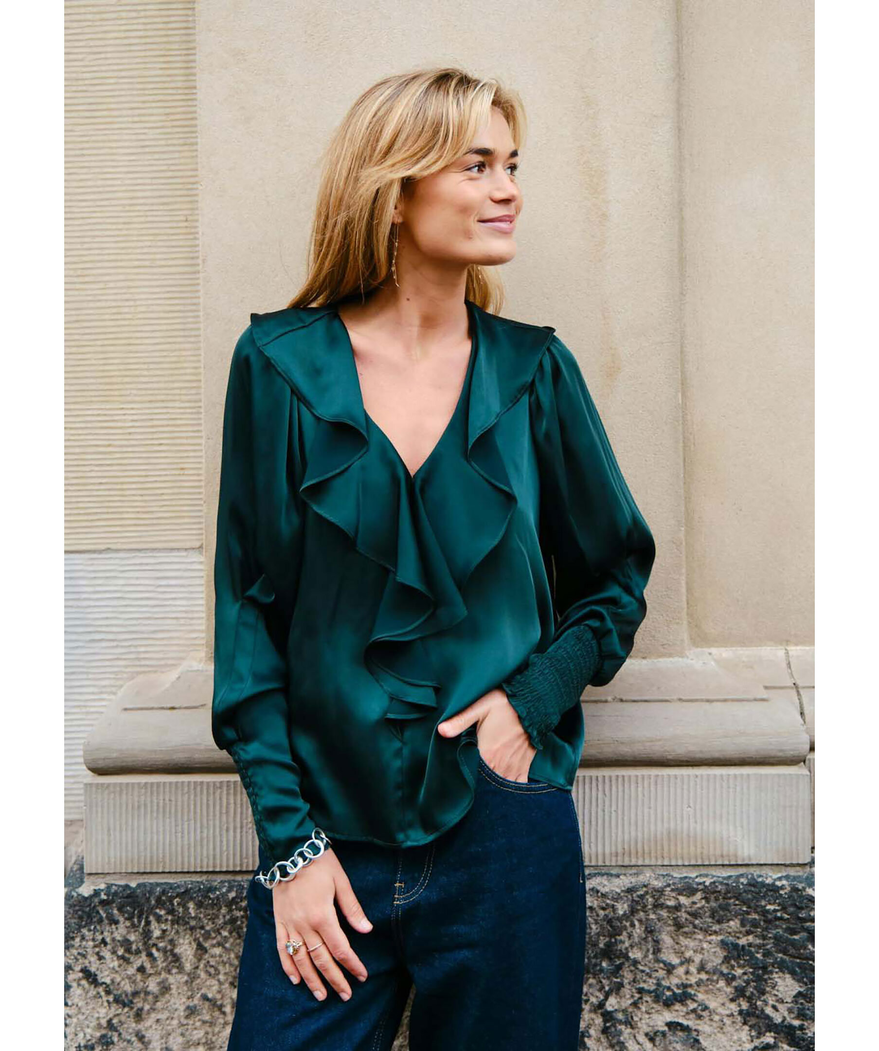 Sandie sateen blouse 4