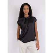 Fleur Drapy Satin Blouse