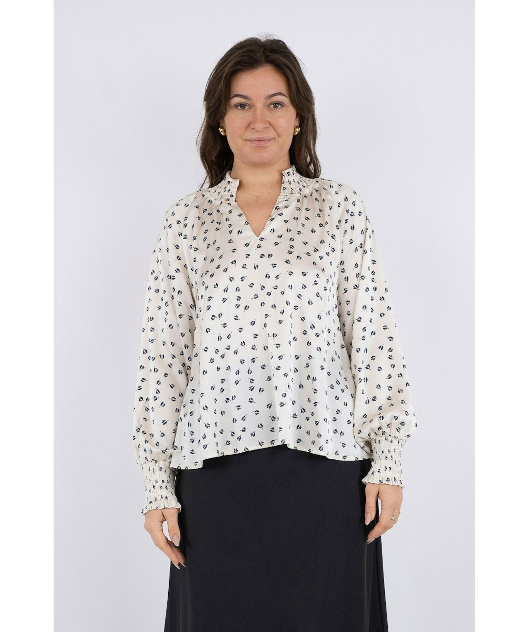 Stone Drapy Blouse 3
