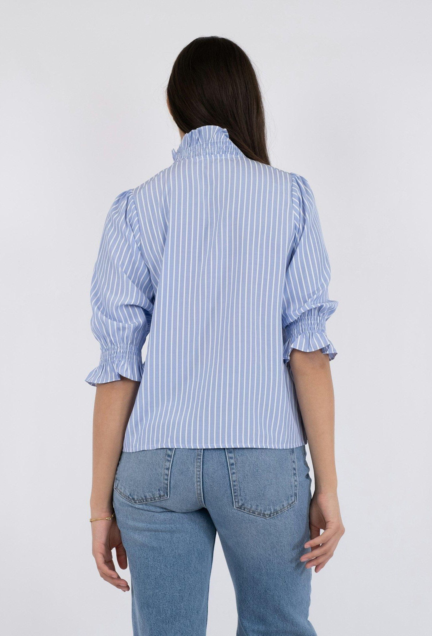 Briony Wide Stripe Blouse 2