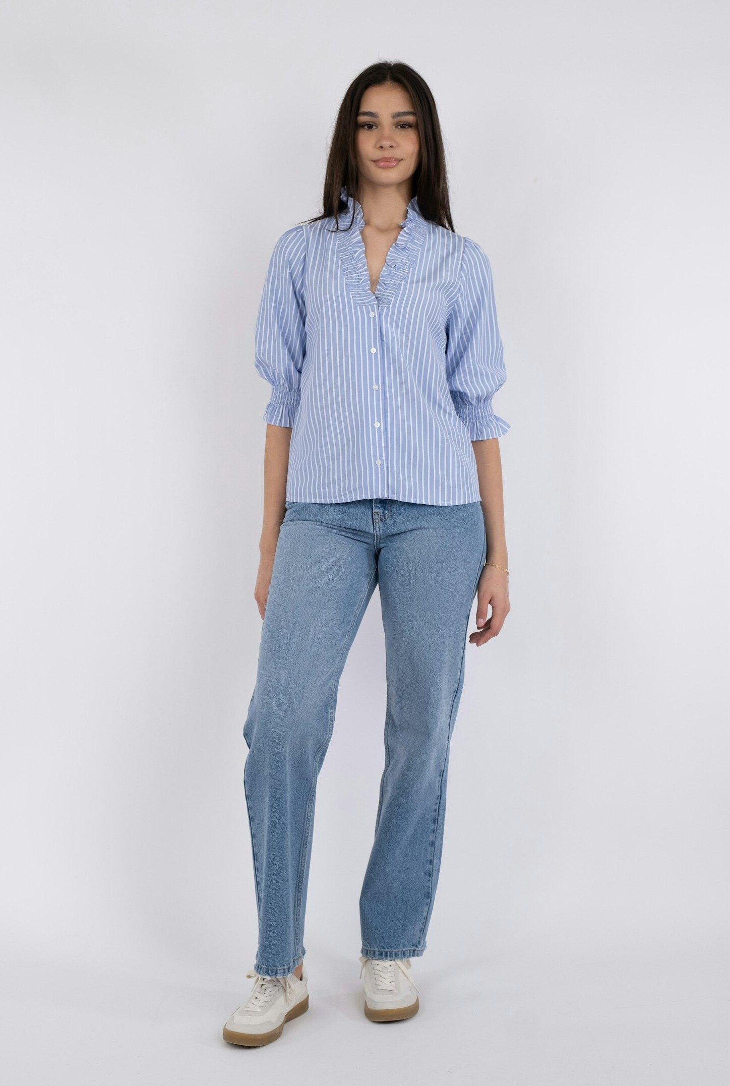 Briony Wide Stripe Blouse 3