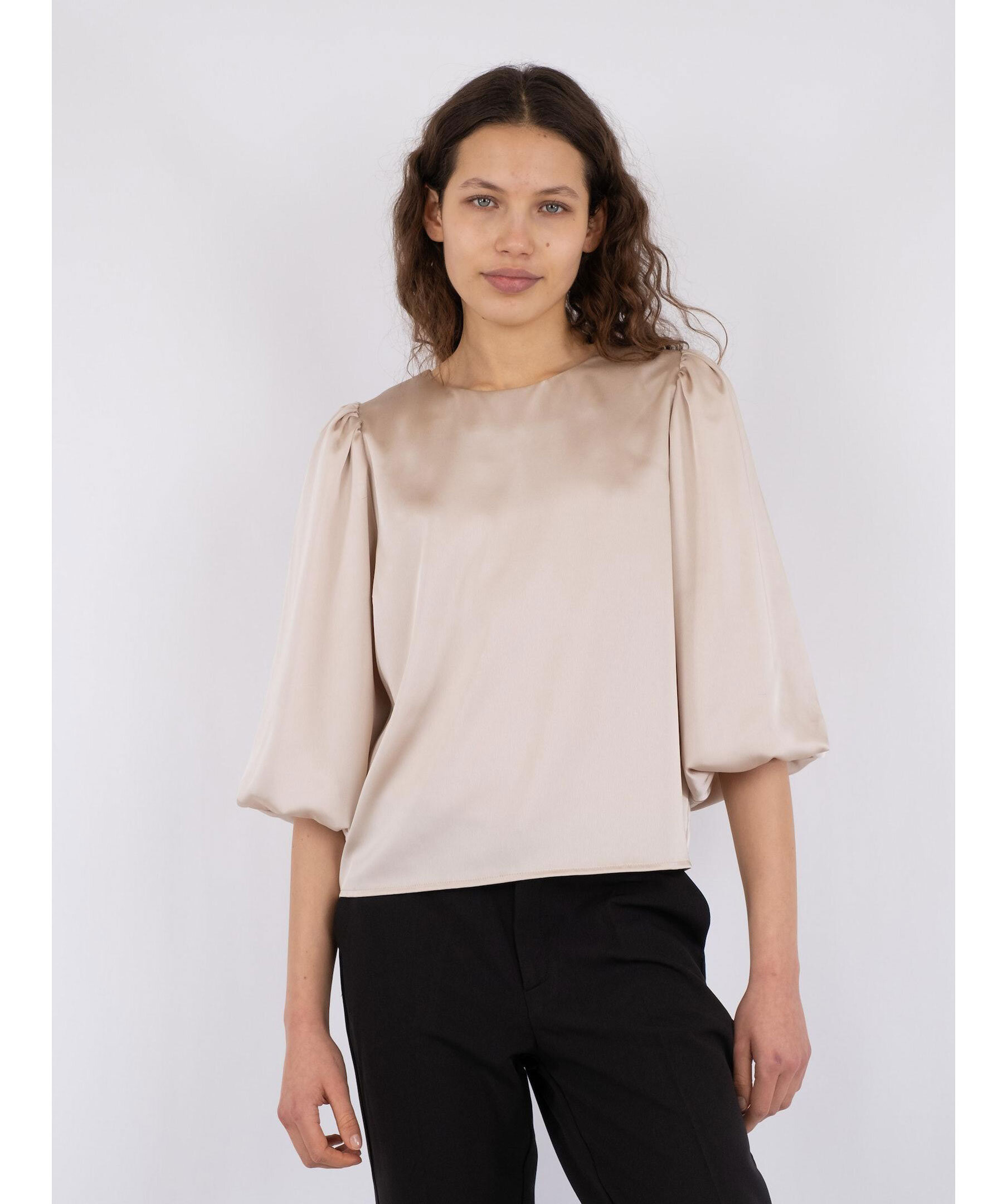 Lorraine Satin Blouse 1