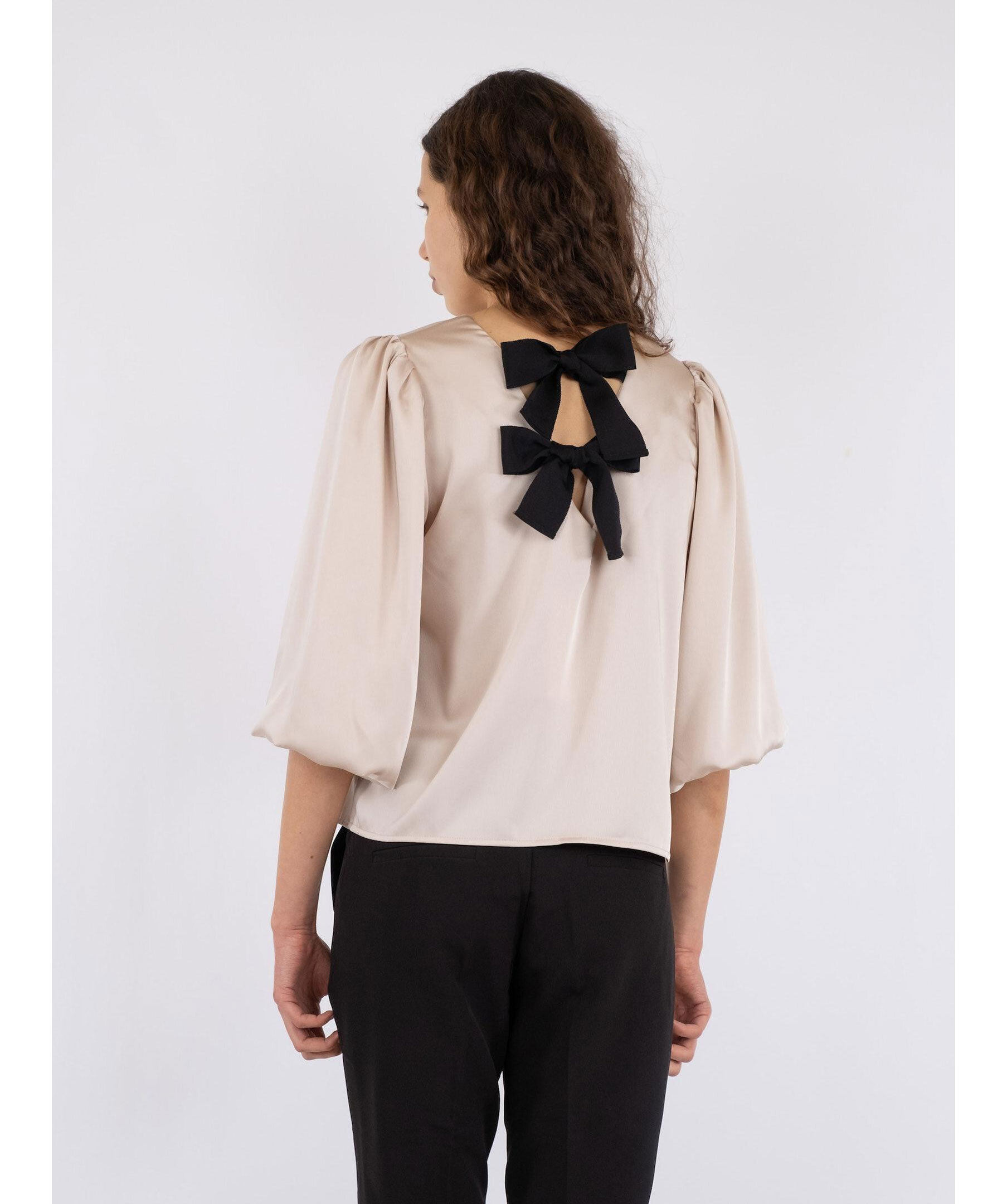 Lorraine Satin Blouse 2