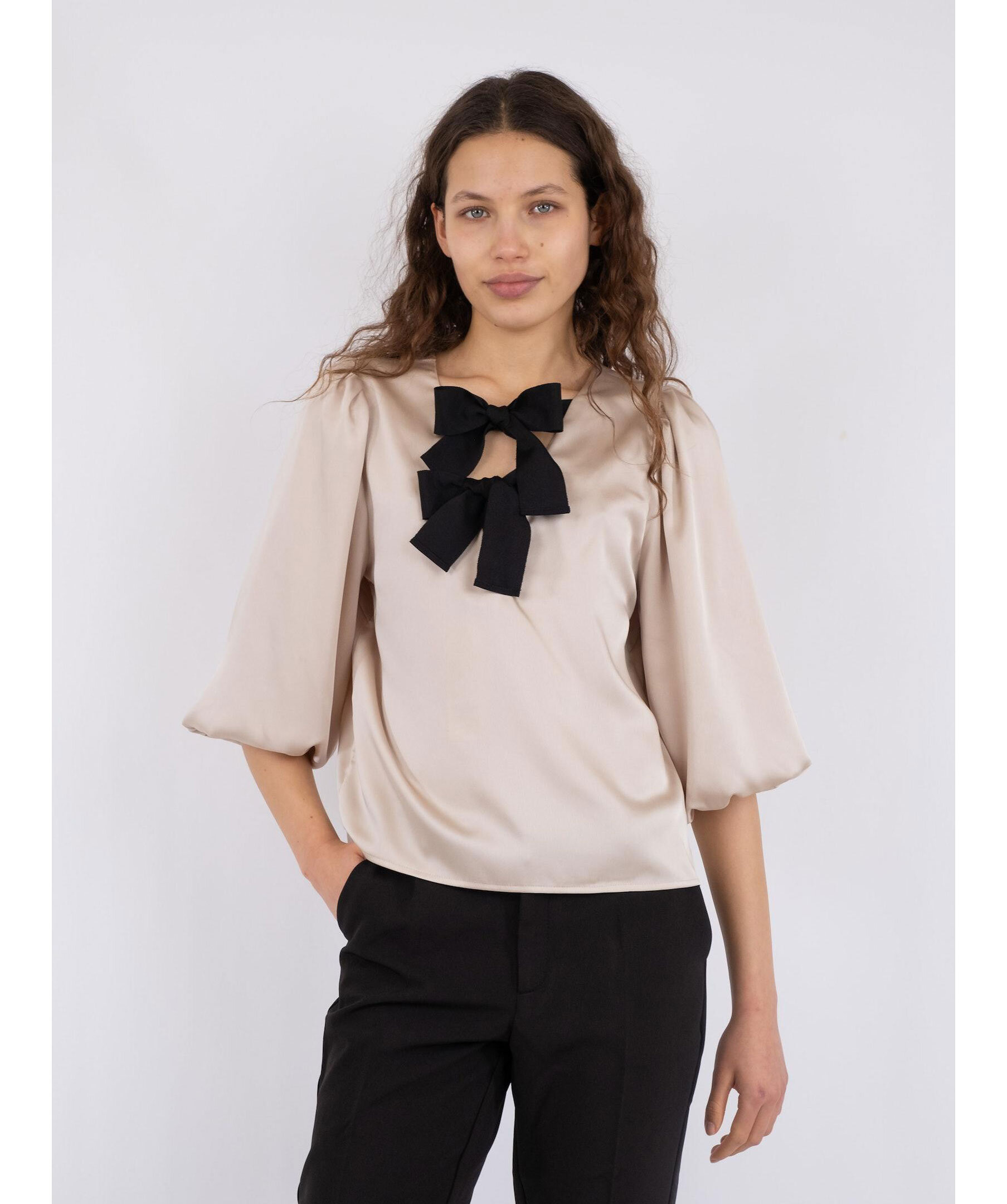 Lorraine Satin Blouse 3