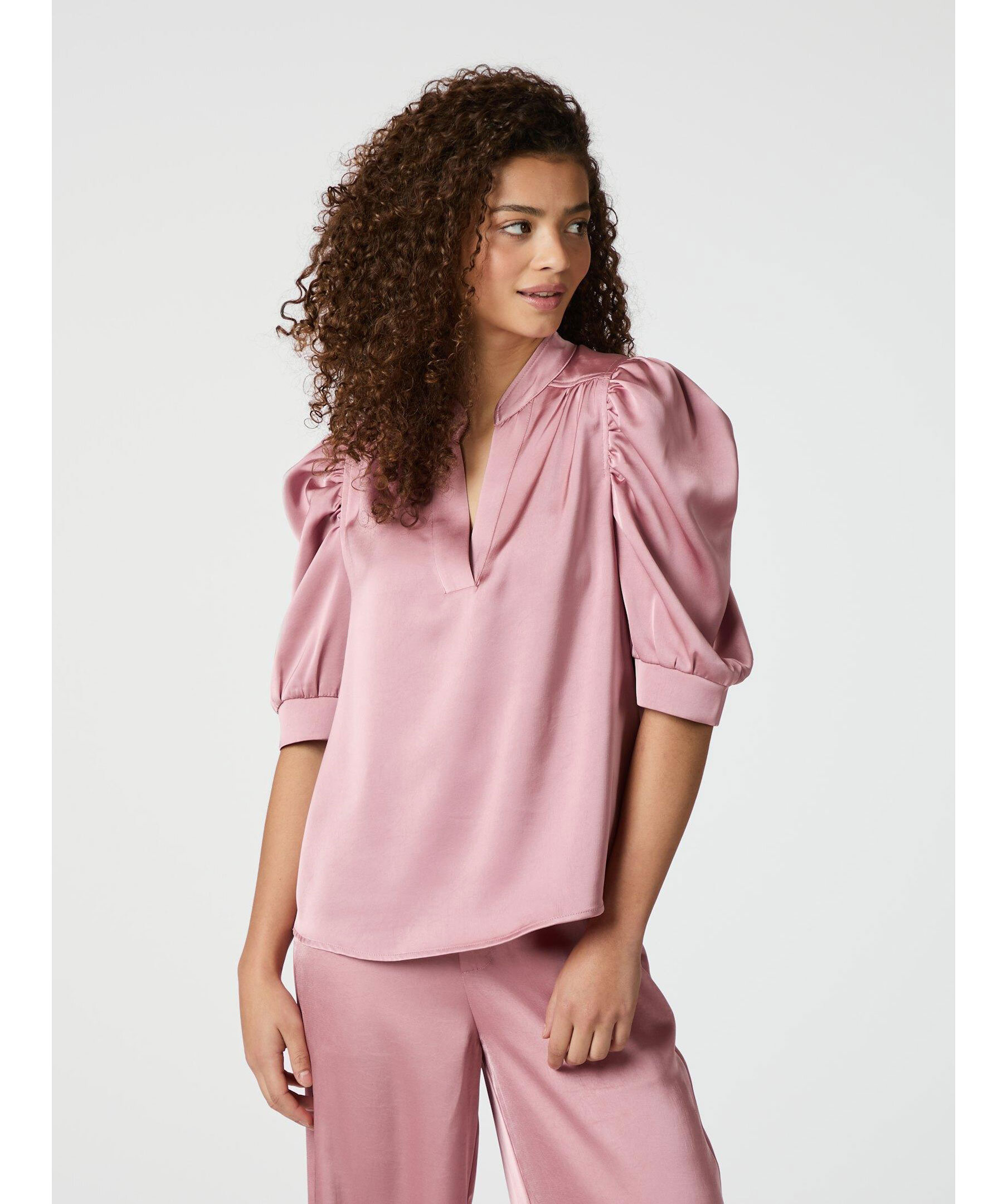 NEO NOIR Roella Sateen Blouse blusar dam – bild 6