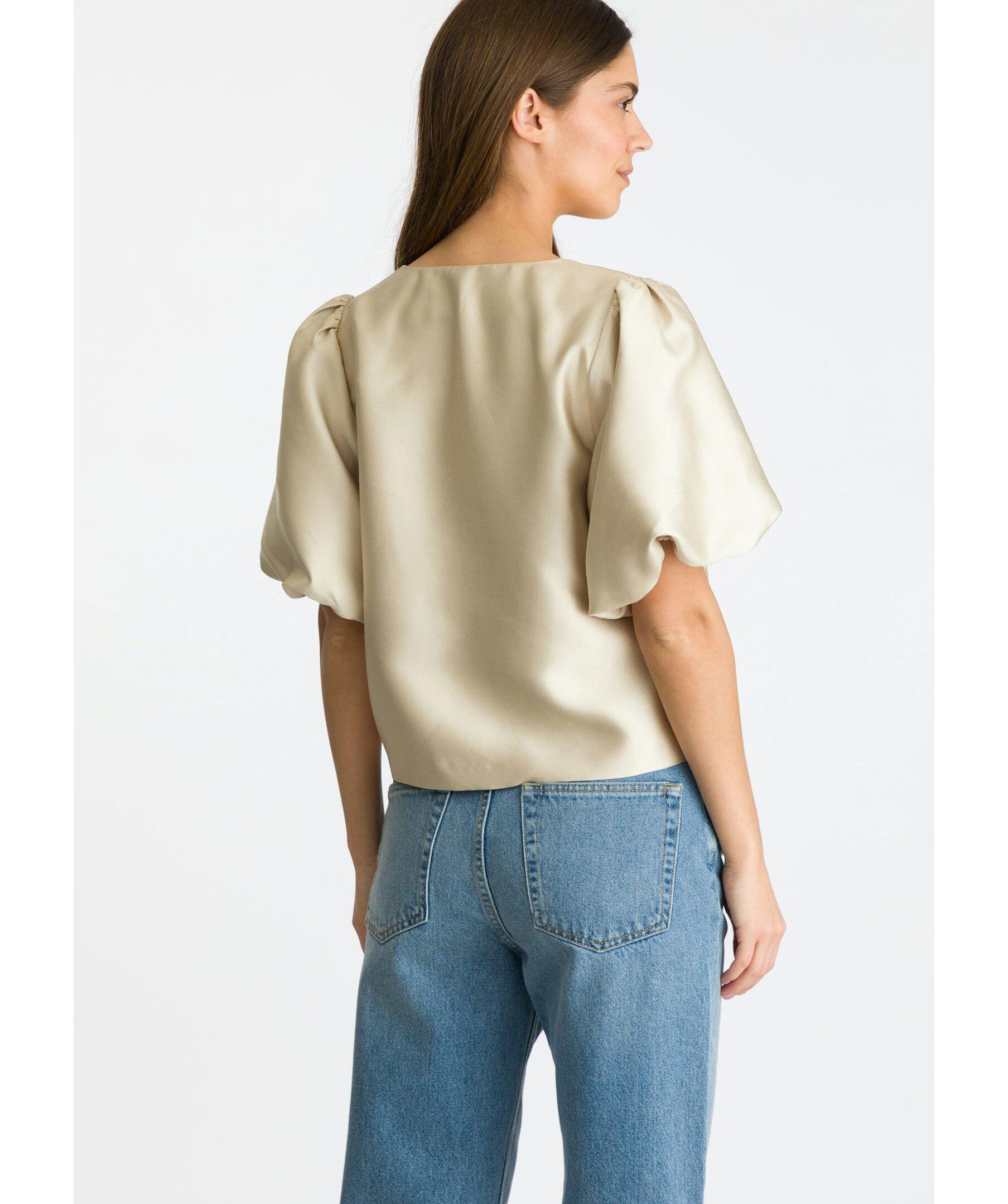 Aska dull satin blouse 2
