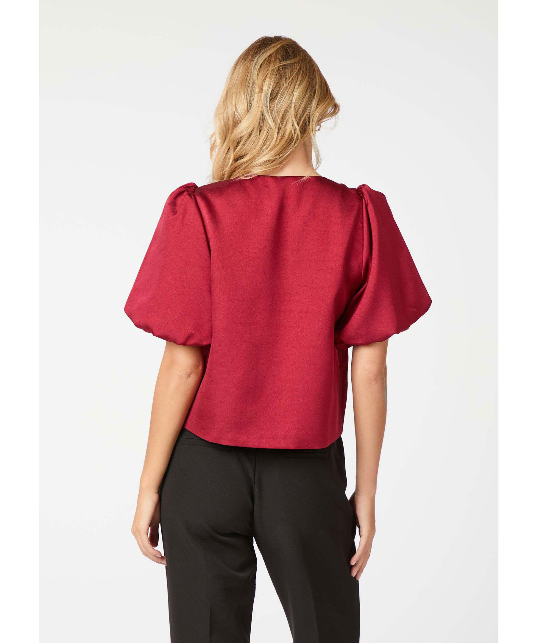 Aska dull satin blouse 2