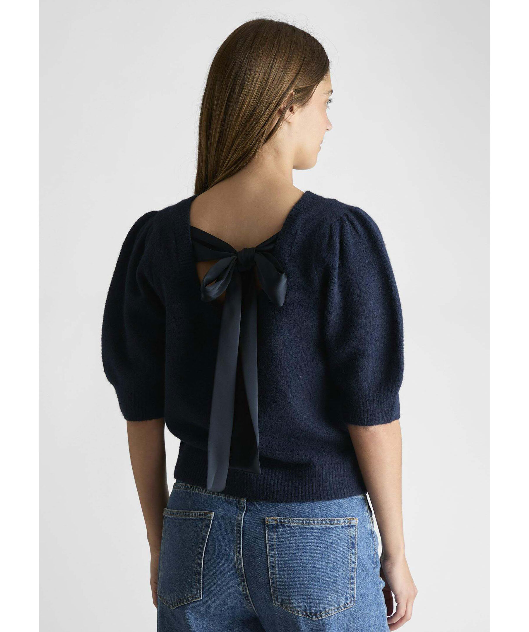 Martha Bow Knit Tee 2