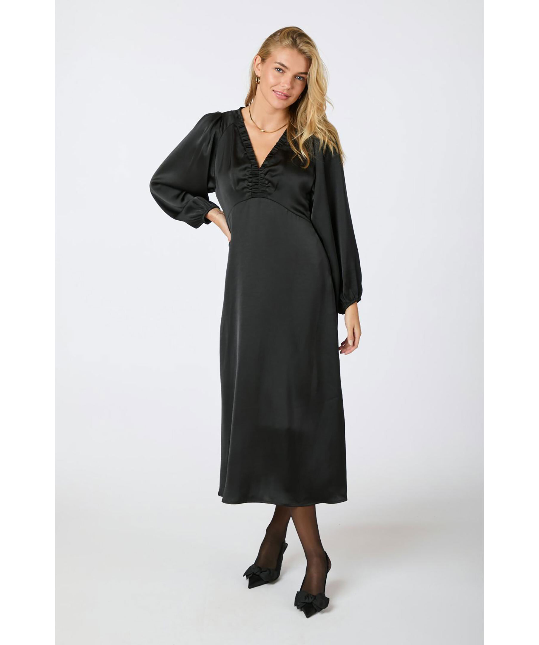 Isobel Heavy Sateen Dress 3