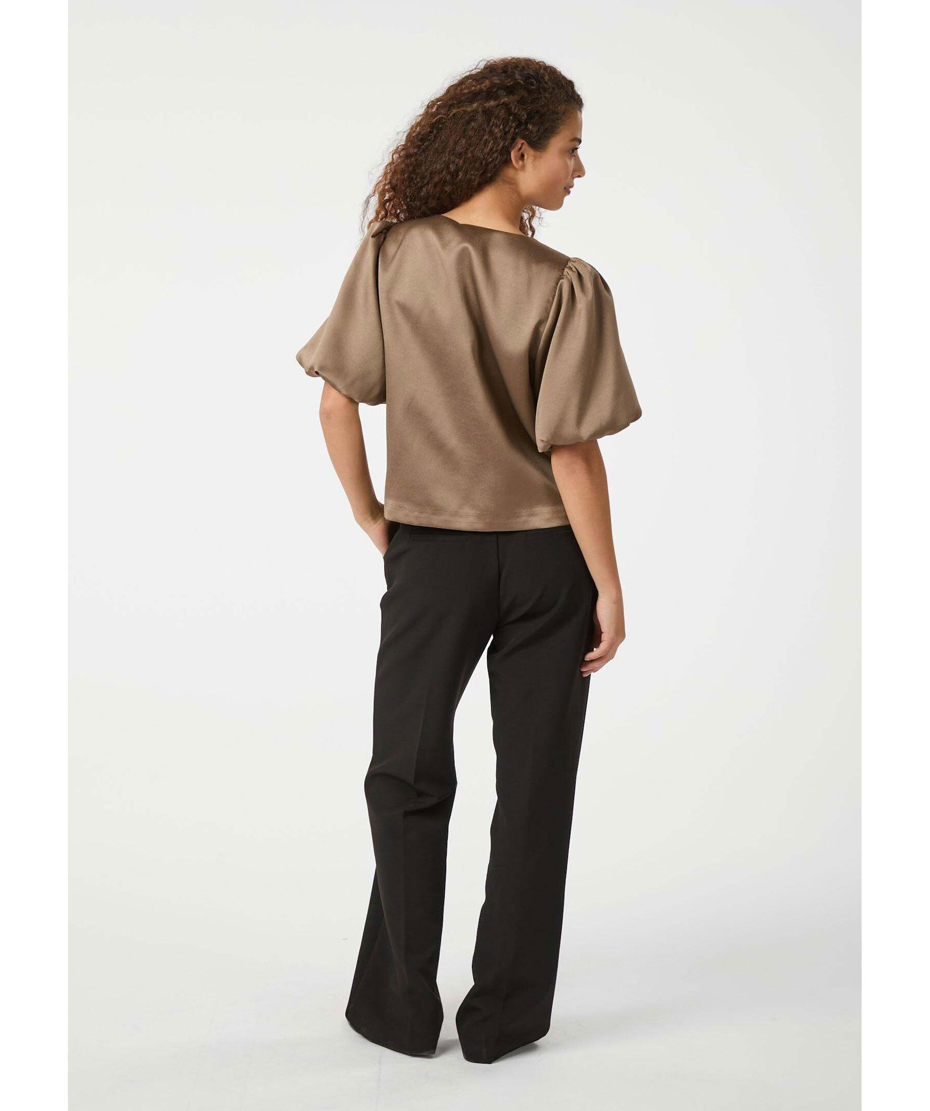 Asia Dull Satin Blouse 2