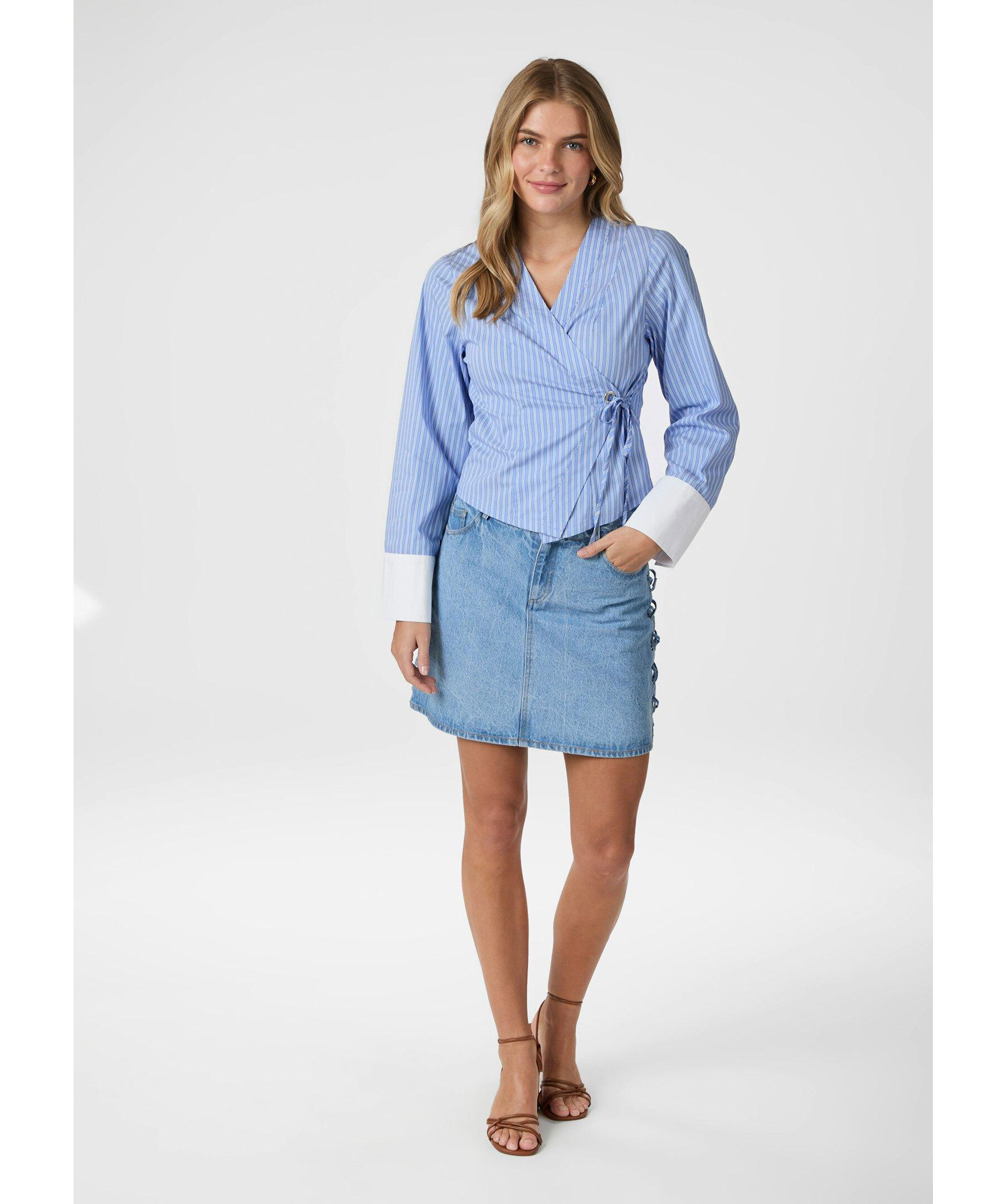 Salvia Stripe Shirt 4