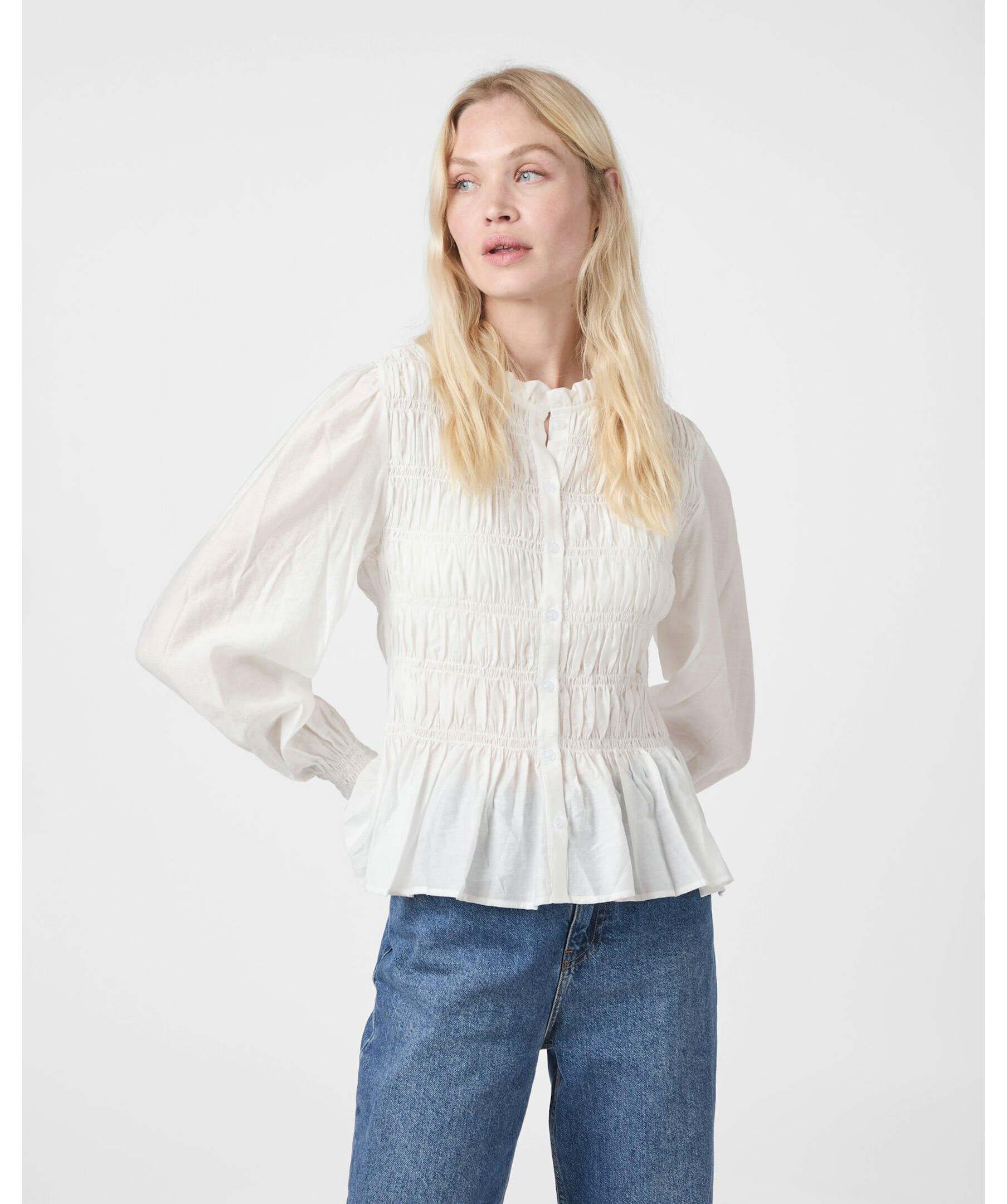 Mocca Smock Blouse 3