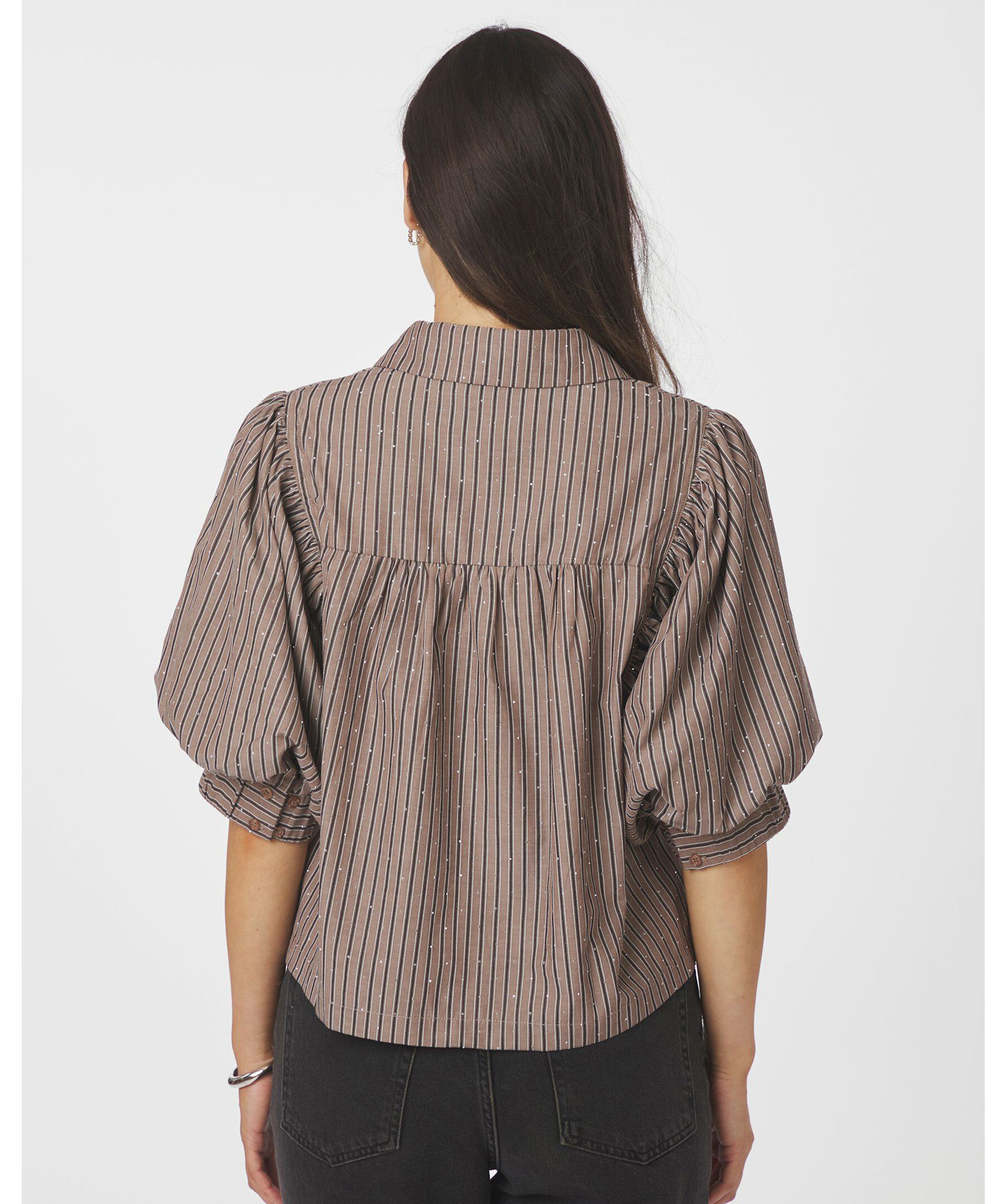 Etta Soft Stripe Stone Sh 4