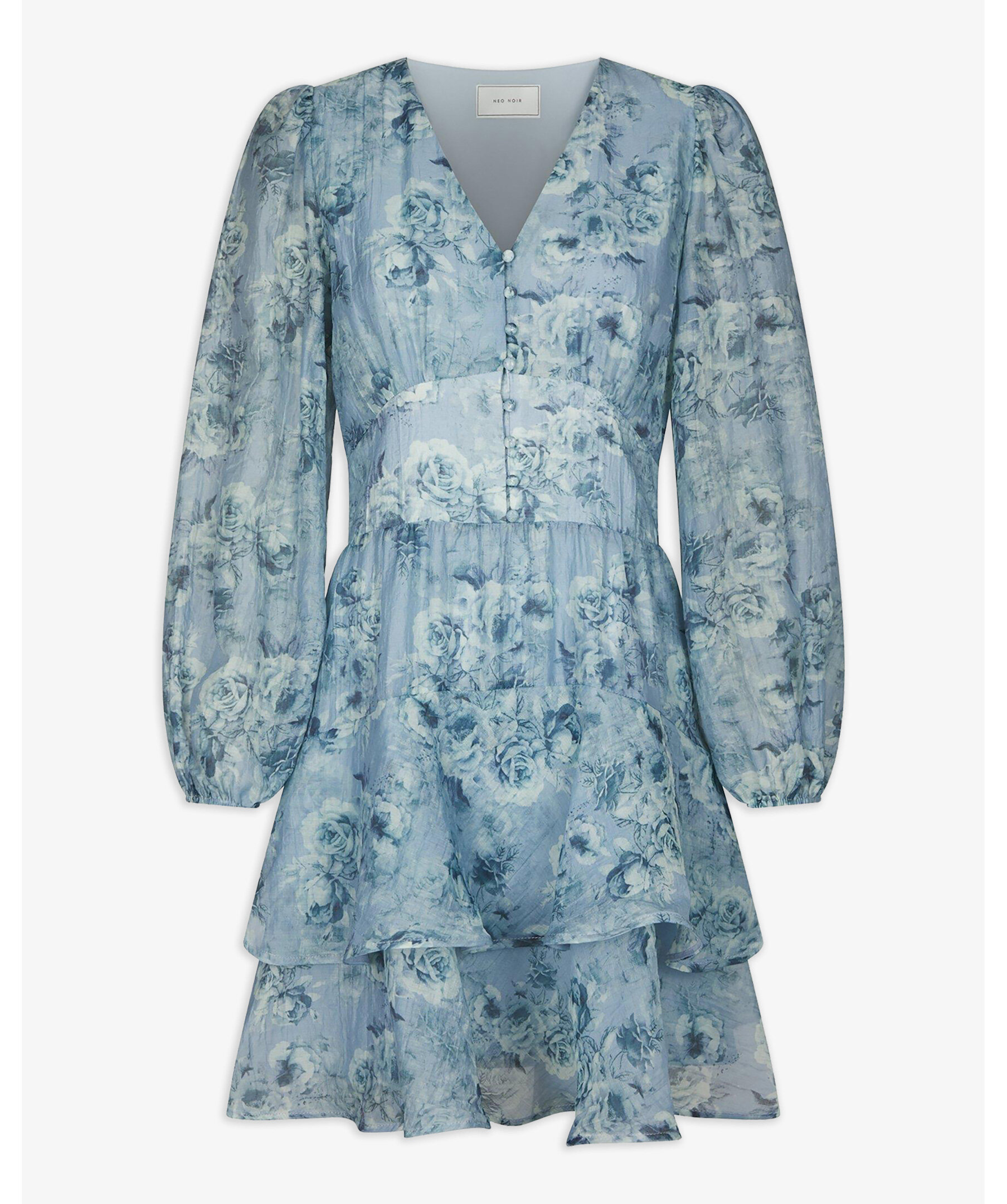 Mabella Crepe Print Dress