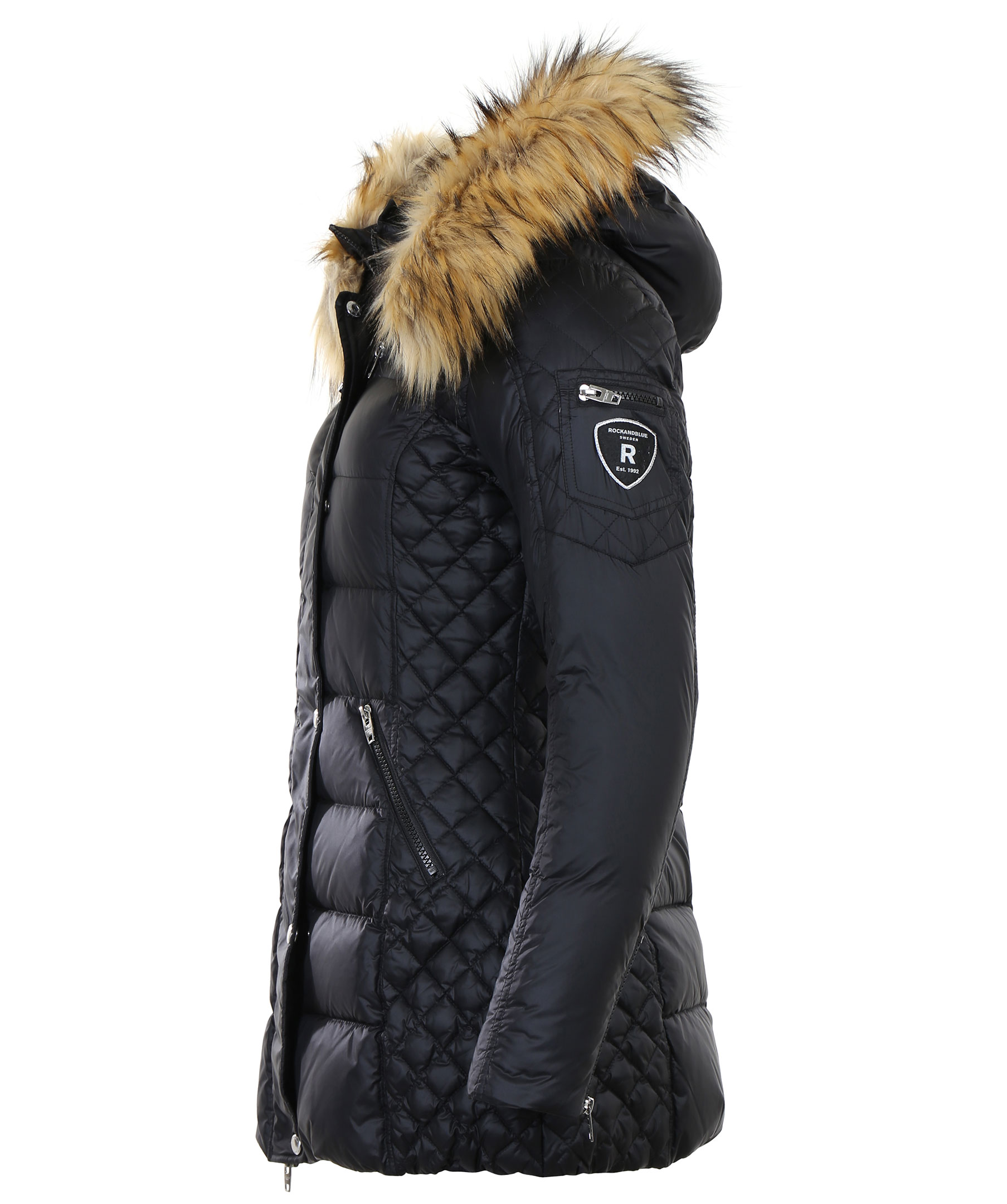 Beam Mid Coat Black Black 1