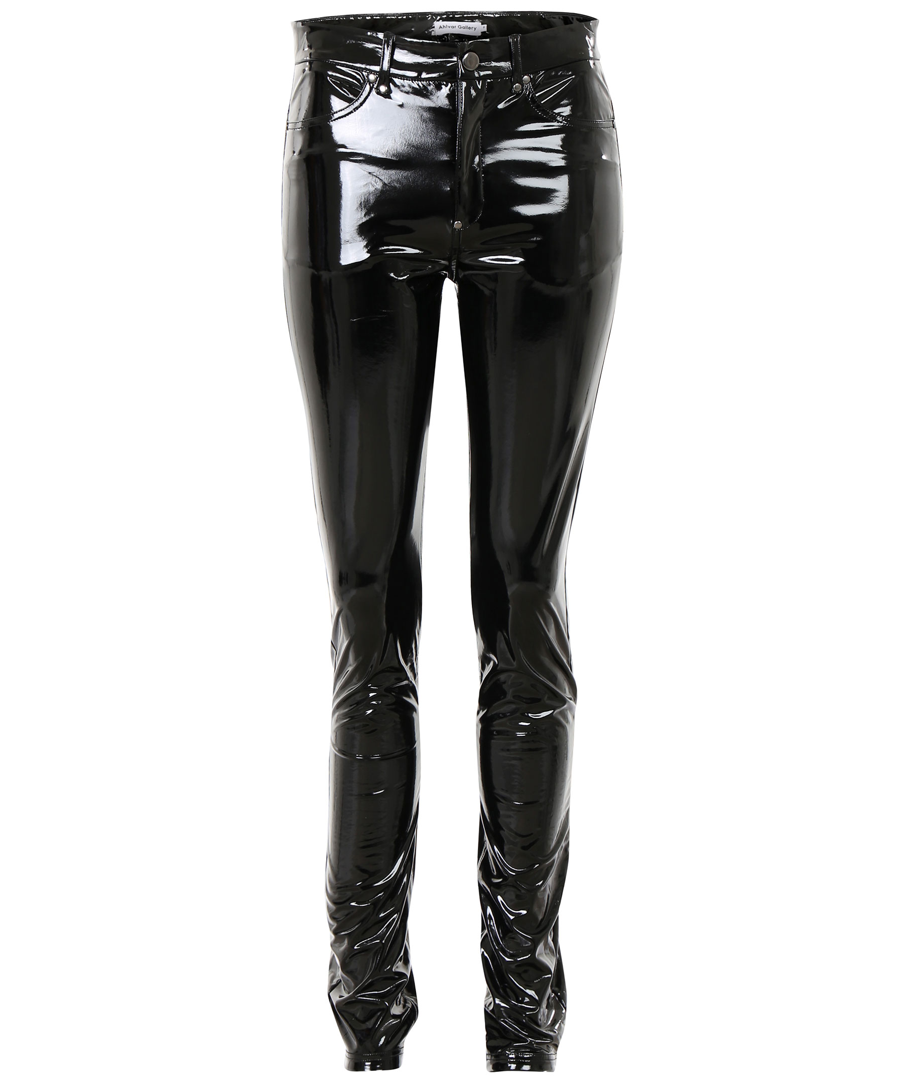 Handla Amaya latex trousers, Svart hos 
