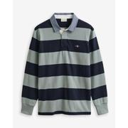 Chambray stripe rugger