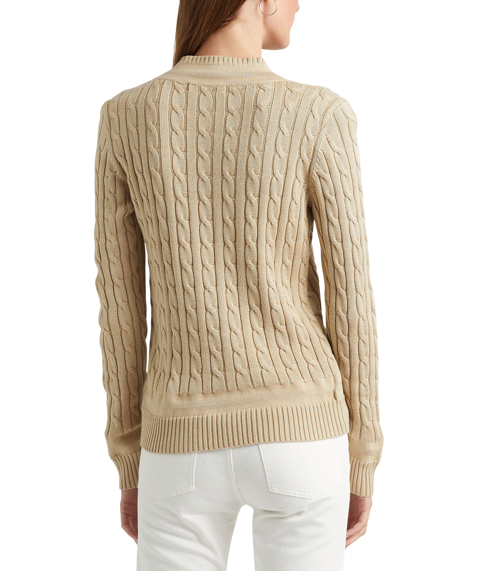 Meren V neck Cable Knit 2