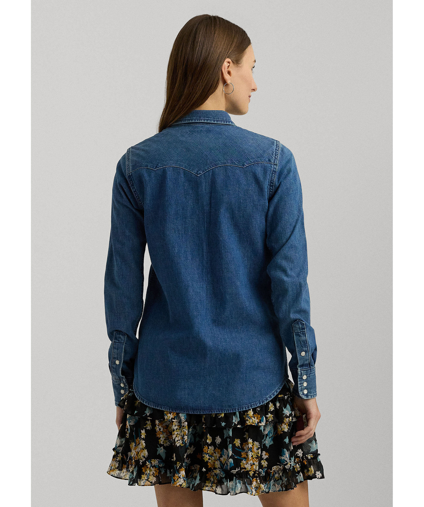 Lauren wstrn ls button fr 2