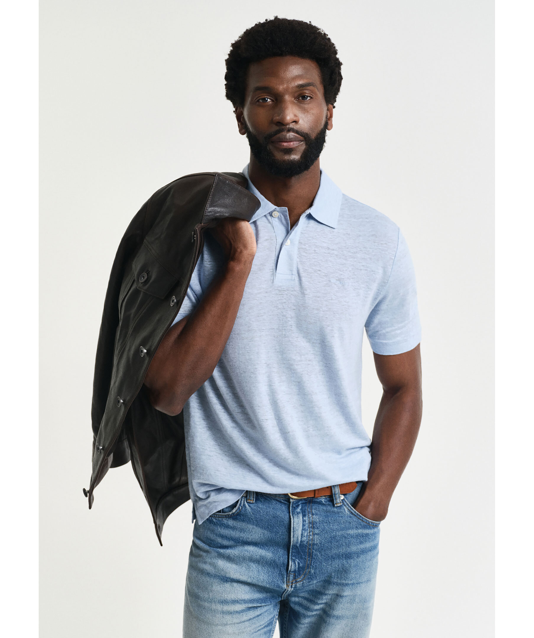 Linen SS Polo 5